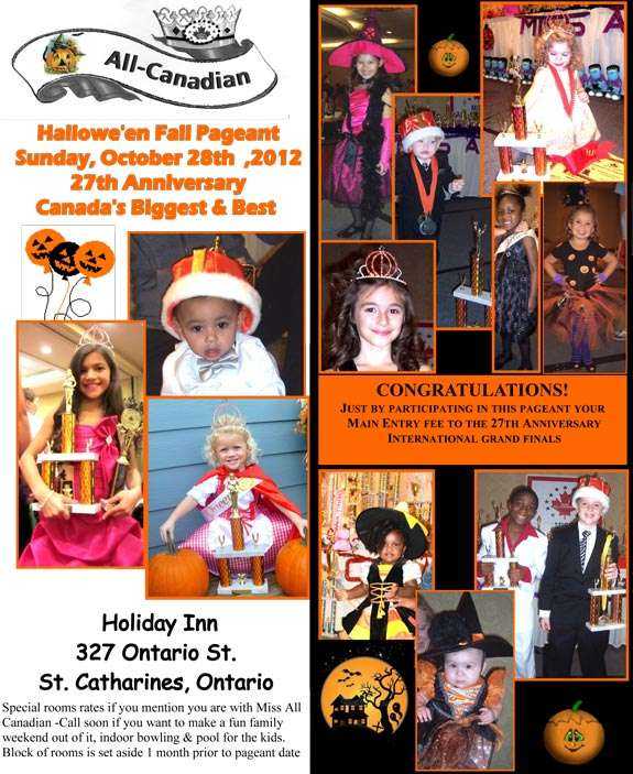 Miss All Canadian Pageants - 2012 Hallowe'en Pageant Miss All Canadian Pageants - 2012 Hallowe'en Pageant