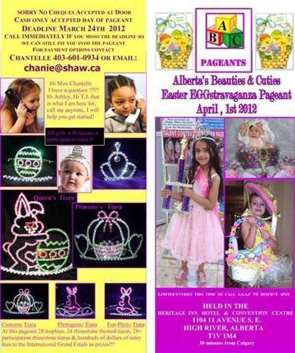 ALBERTA'S BEAUTIES AND CUTIES - SUNDAY APRIL 1ST, 2012 - CALGARY, ALBERTA